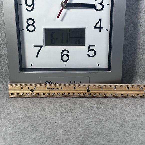 Pravachol Sodium Pharmacist Wall Clock RX Pharmaceutical Date Day Temperature - Picture 9 of 12